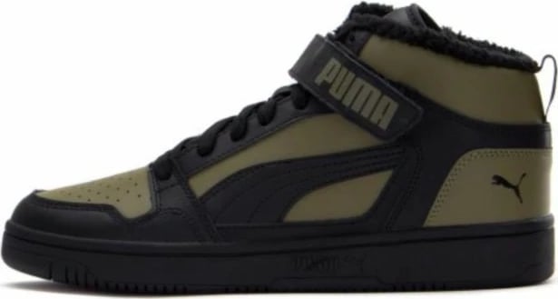 Atlete për meshkuj Puma Rebound Mid Strap WTR, të zeza dhe të gjelbra