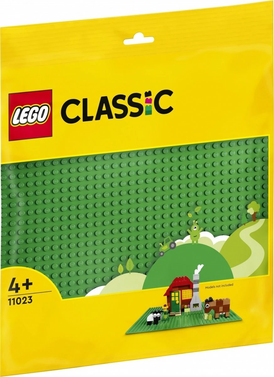 Pllakë ndërtimi LEGO Classic 11023, 32x32 pika, e gjelbër