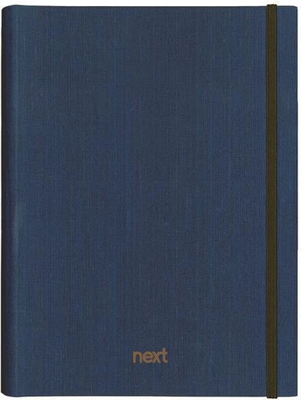 Bllok shënimesh spiral Next 17x25cm, 5 lëndë, 175 faqe, Blu
