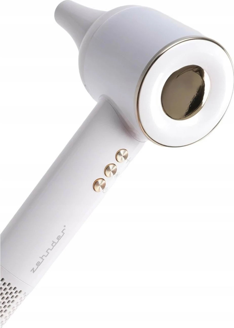 Tharëse flokësh Zehnder Flavia S1000B, 1600W, ekran LED, bardhë
