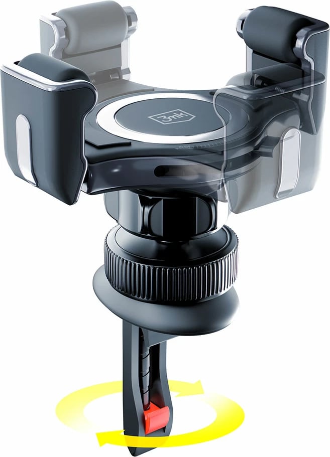 Mbajtës telefoni për veturë 3mk Memo Hug, për ventilator, i zi