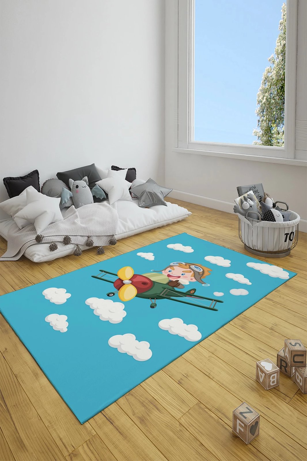 Qilim për fëmijë, shumëngjyrësh, 80x300 cm, Conceptum Hypnose, CT-3035