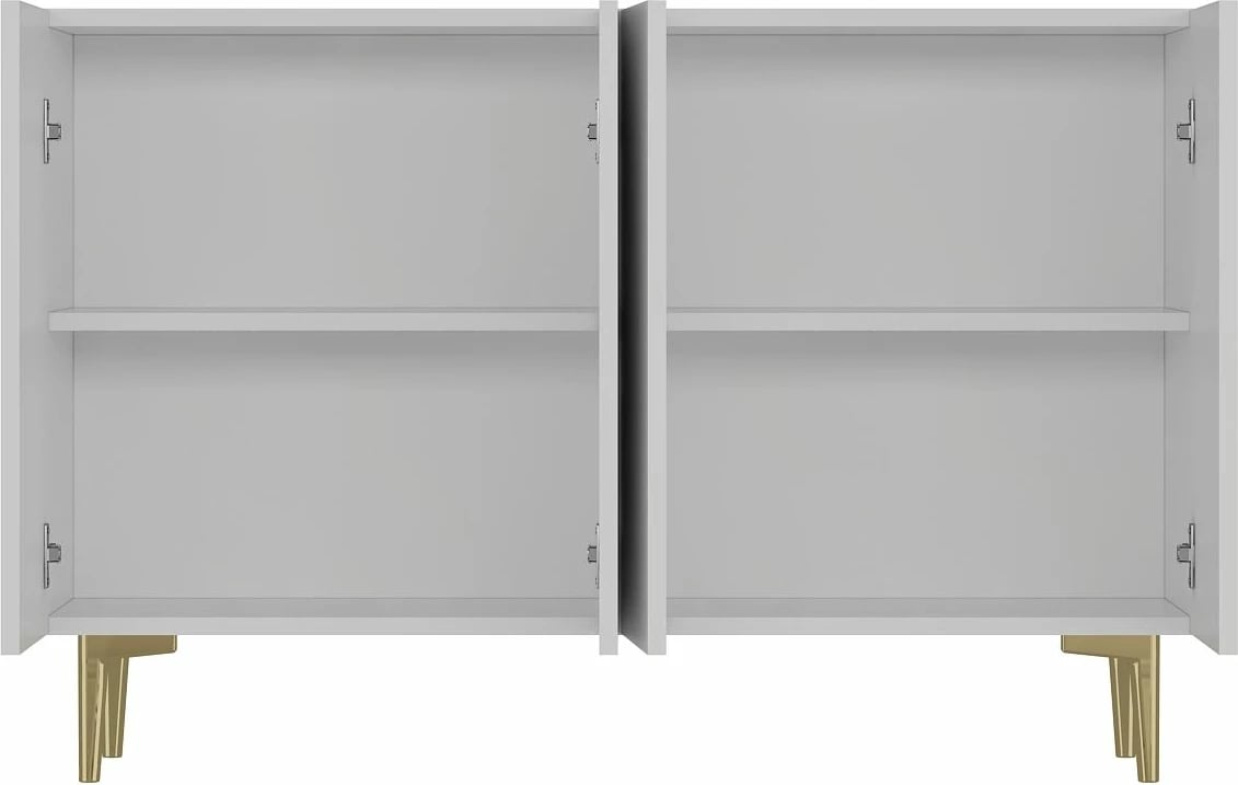 Konsolë Skye Decor, Leyla, e bardhë dhe e artë