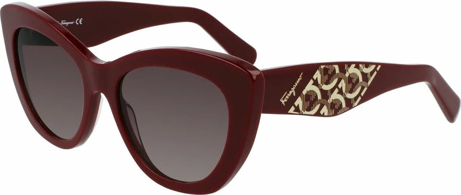 Syze dielli Salvatore Ferragamo femra, bordeaux