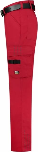 Pantallona Pune Malfini Twill për Meshkuj dhe Femra, të kuqe