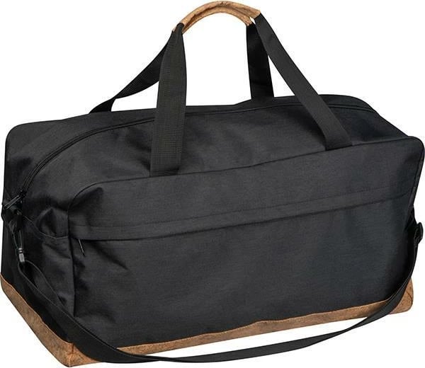 Çantë udhëtimi MACMA 21185, poliestër e ricikluar dhe tapë, e zezë