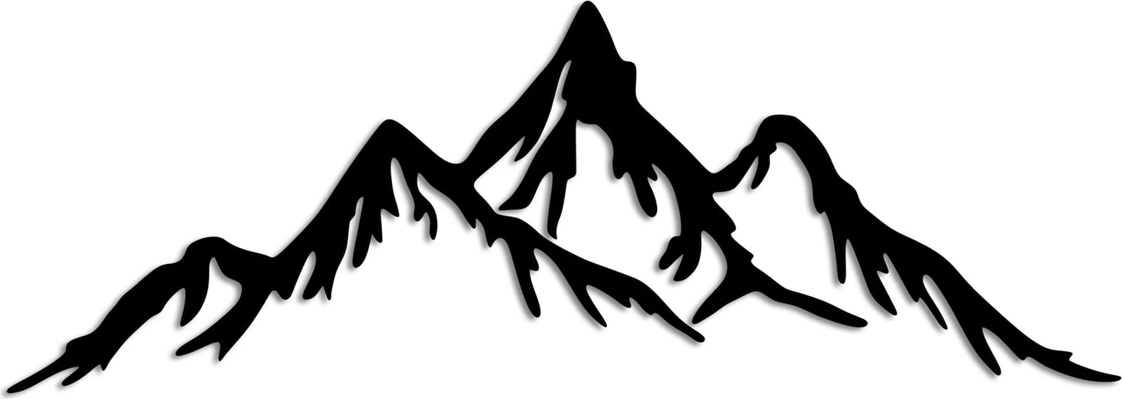 Aksesor dekorativ metalik për mur, Wallity, male, 62x22cm