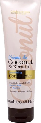 Balsam për flokë Creightons Creme de Coconut & Keratin Conditioner, 250ml