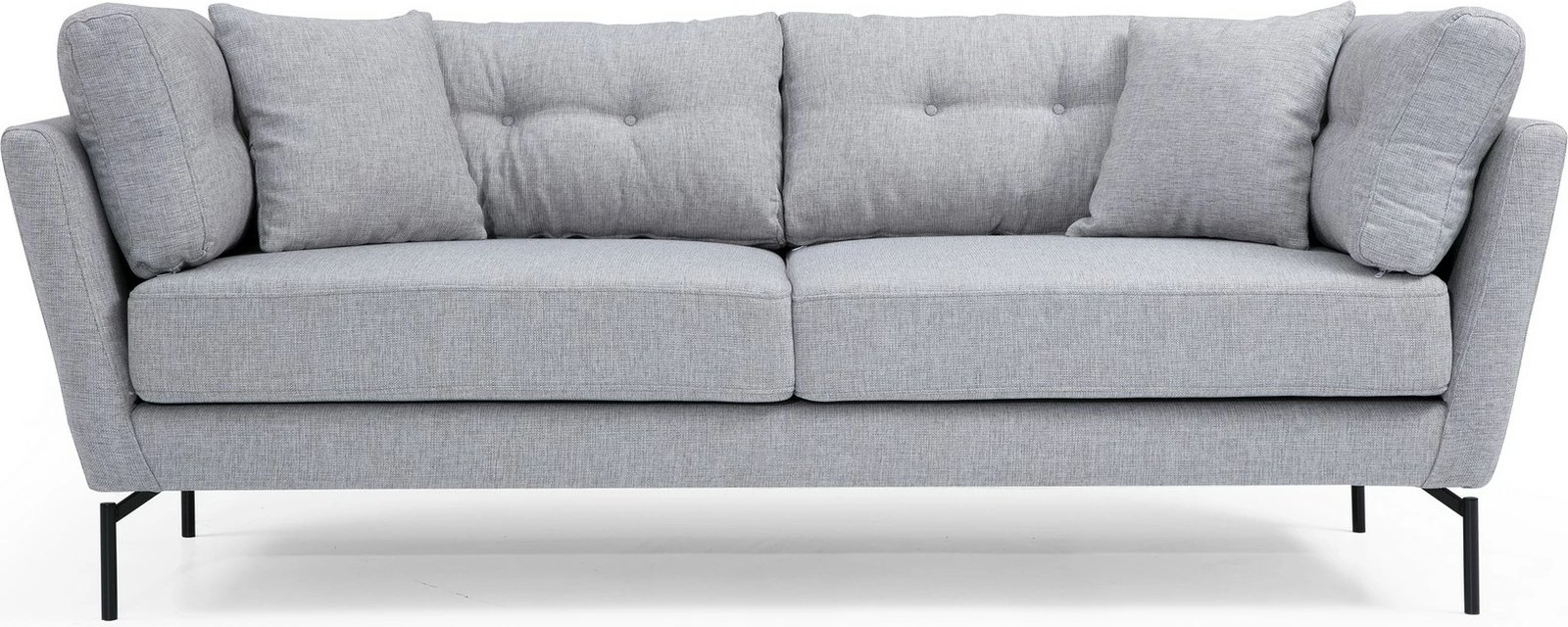 Divan treshe Atelier del Sofa, Mapa 3 vendësh, ngjyrë gri