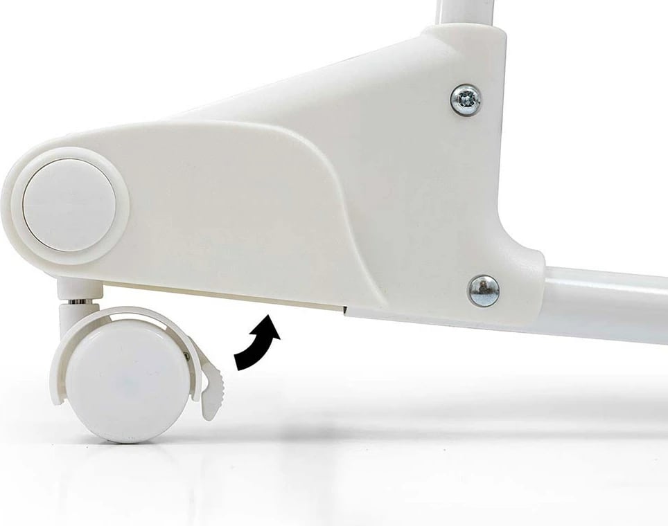 Djep 2-në-1 për foshnje, Milly Mally Dream On, metal kornizë, rrota me bllokim, baldakin i palosshëm, dyshek i butë, gri