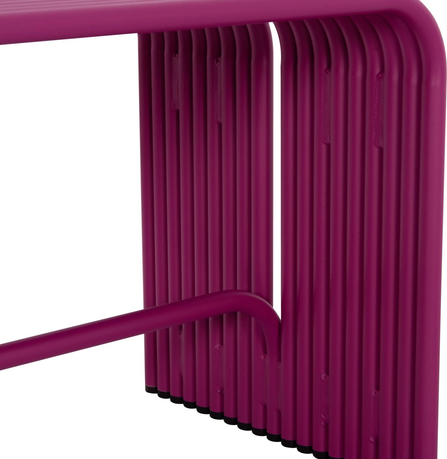 Bankë dyvendëshe INTREPID, alumin, ngjyrë vjollcë, FH6327.05, 109.5x37x42cm