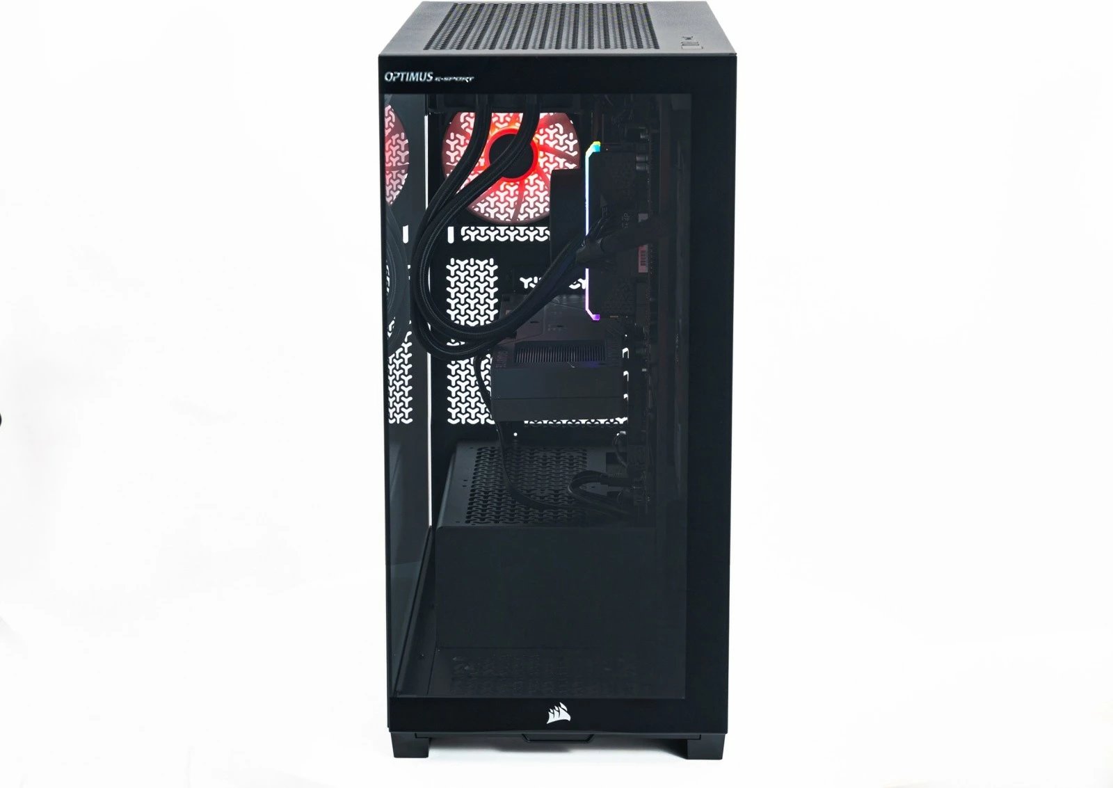 Kasë gaming OPTIMUS E-Sport GA520T-CR7, AMD Ryzen 7 5800X, 16 GB RAM, 1 TB SSD, GeForce RTX 4060, E zezë