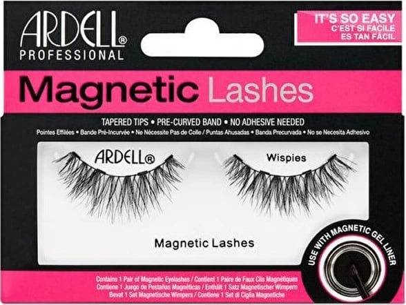 Qerpikë magnetikë Ardell Wispies unisex të zi
