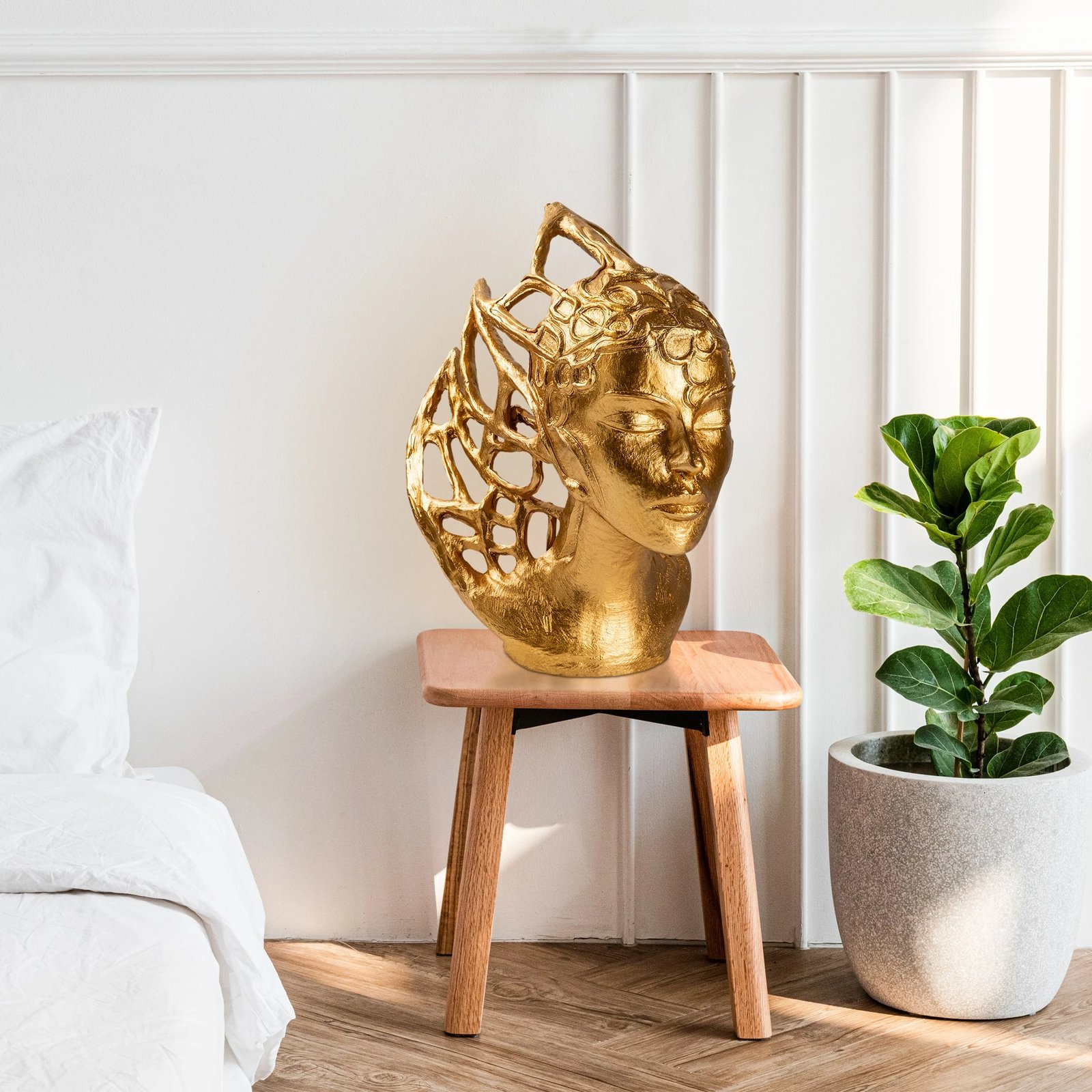 Objekt dekorativ Evila Originals, ngjyrë ari, Yak-036