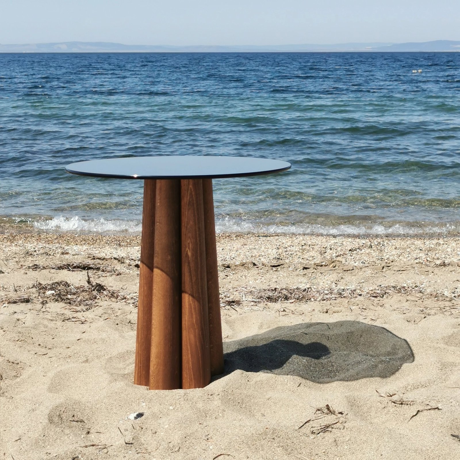 Tavolinë kafeje Skye Decor, Thales, arr dhe gri e errët