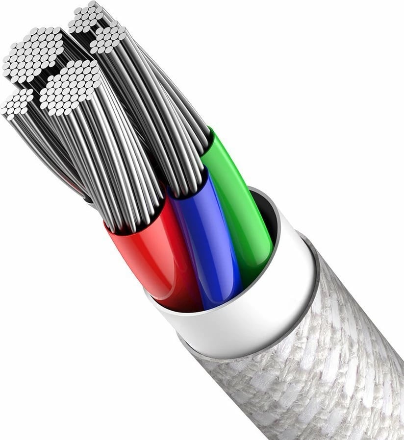 Kabllo Baseus CATLGD-A02 USB-C në Lightning, 2m, 20W, Bardhë Kabllo Baseus CATLGD-A02 USB-C në Lightning, 2m, 20W, Bardhë