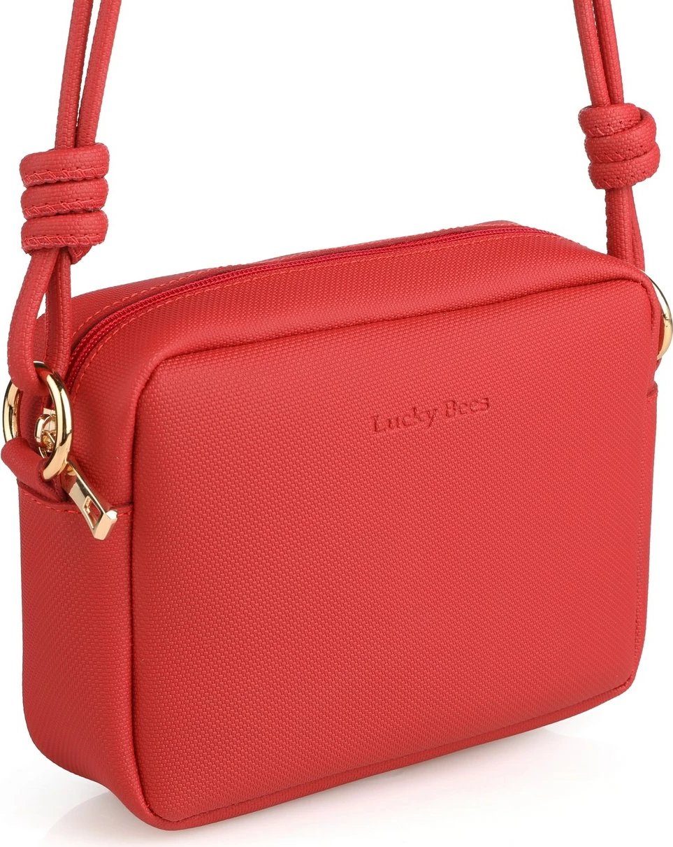 Çantë crossbody Lucky Bees, e kuqe, 1269 v2