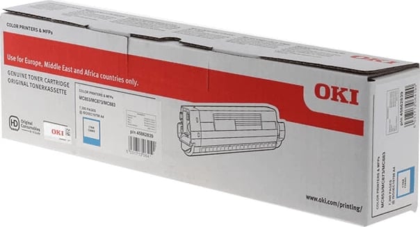 Toner, OKI 45862839, rendiment 7300 faqe, standard, cyan