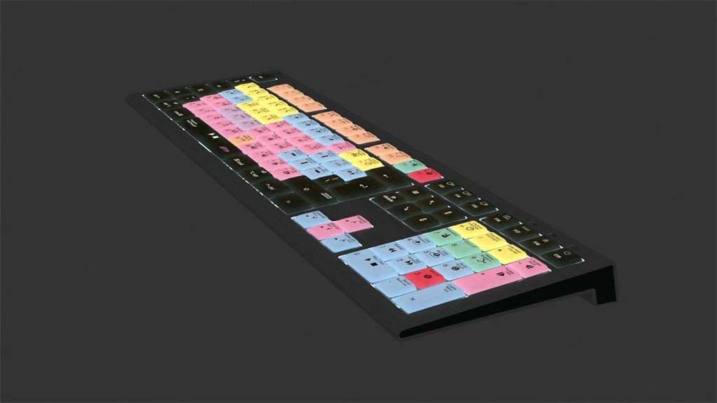 Tastierë LogicKeyboard Astra 2 Pro Tools UK për Mac, shumëngjyrëshe