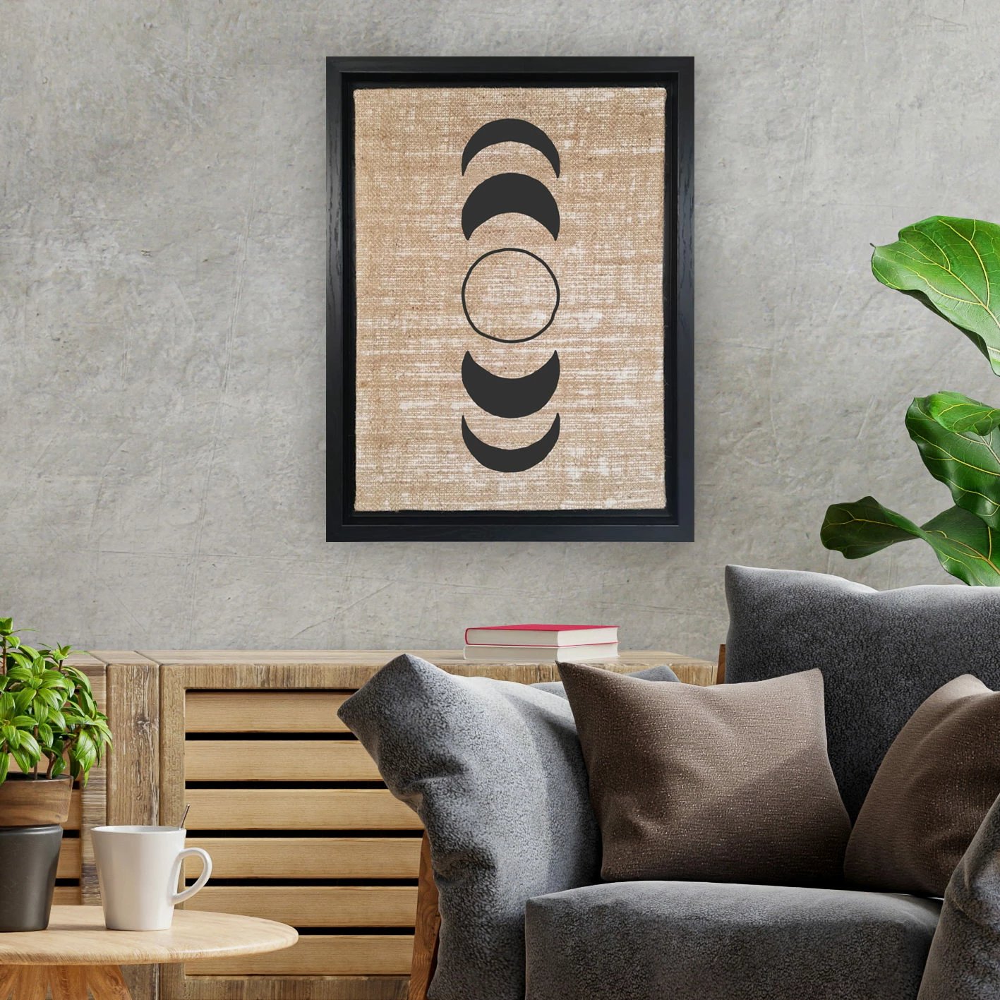 Pikturë dekorative në kanavacë Wallity, LSJ517943099824 - 4666, shumëngjyrëshe, 46x66cm