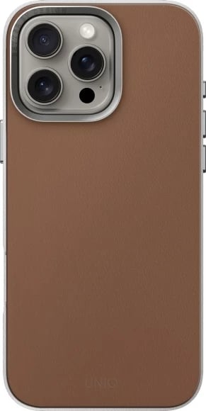 Mbështjellës UNIQ Lyden DS për iPhone 16 Pro 6.3", Magclick, Karamel/Ivory