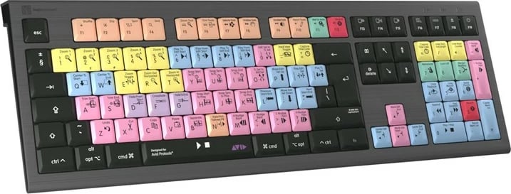 Tastierë LogicKeyboard Astra 2 Pro Tools UK për Mac, shumëngjyrëshe