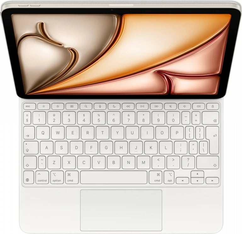 Tastierë Apple Magic Keyboard për iPad Air 11 inç (M3/M2/5/4), Anglisht, Bardhë