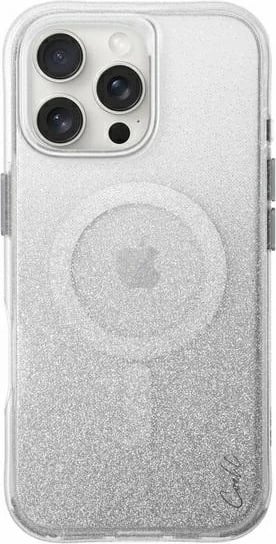 Mbështjellës UNIQ Coehl Lumino Magnetic Charging për iPhone 16 Pro Max, argjendtë