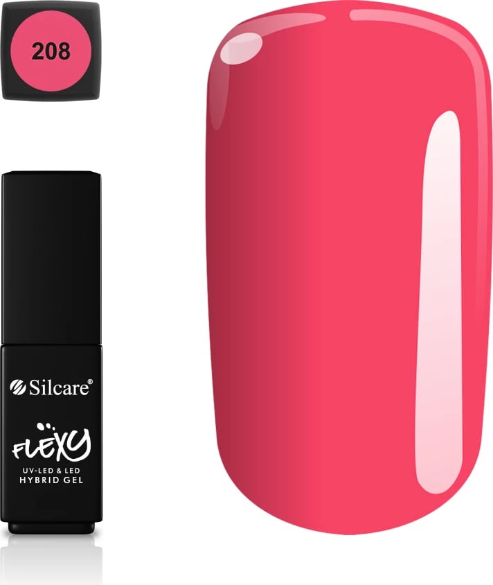 Llak për thonj Silcare Flexy Hybrid Gel 208, 4.5g