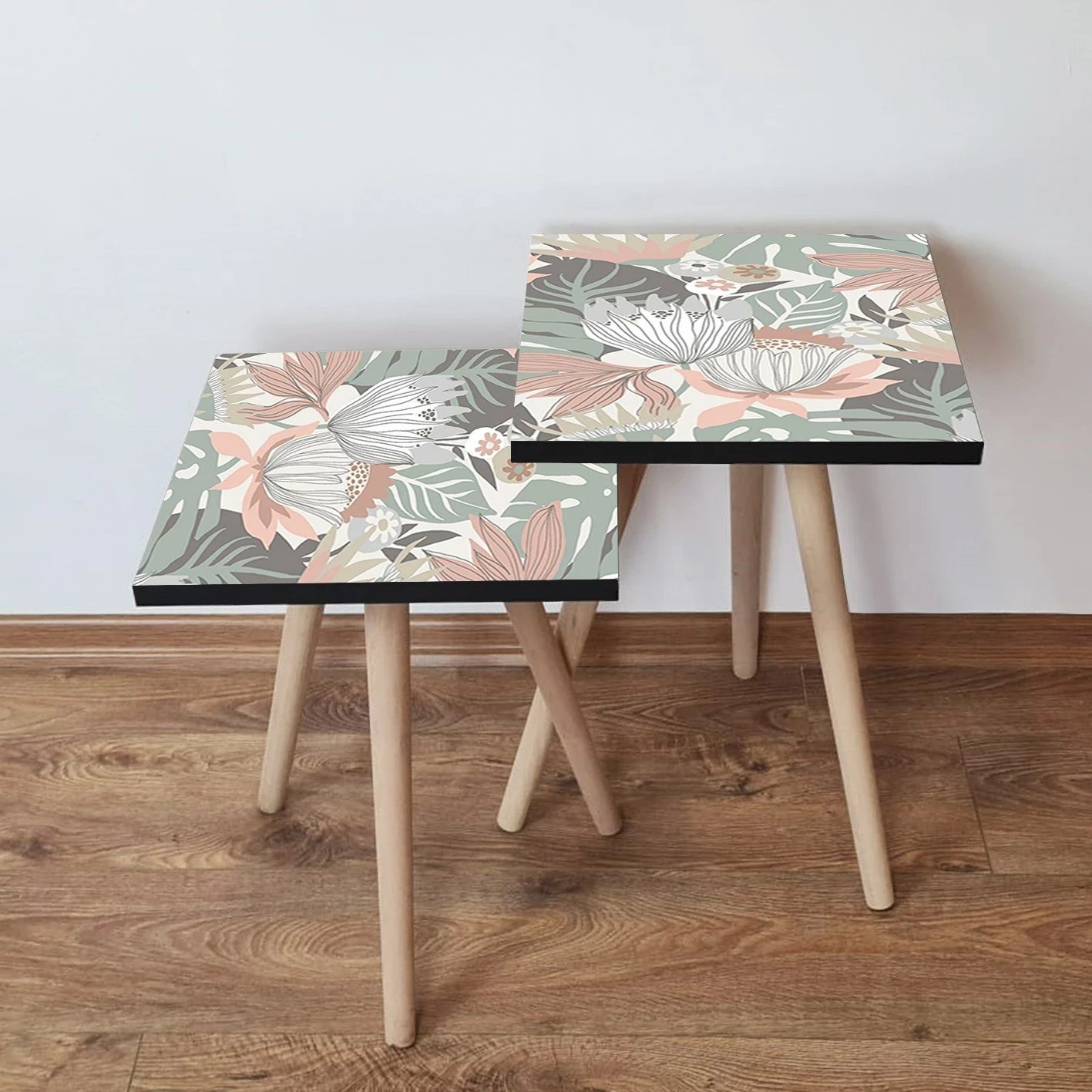 Set tavolinash të vendosshme (2 copë), Skye Decor, 2Shp212, shumëngjyrëshe