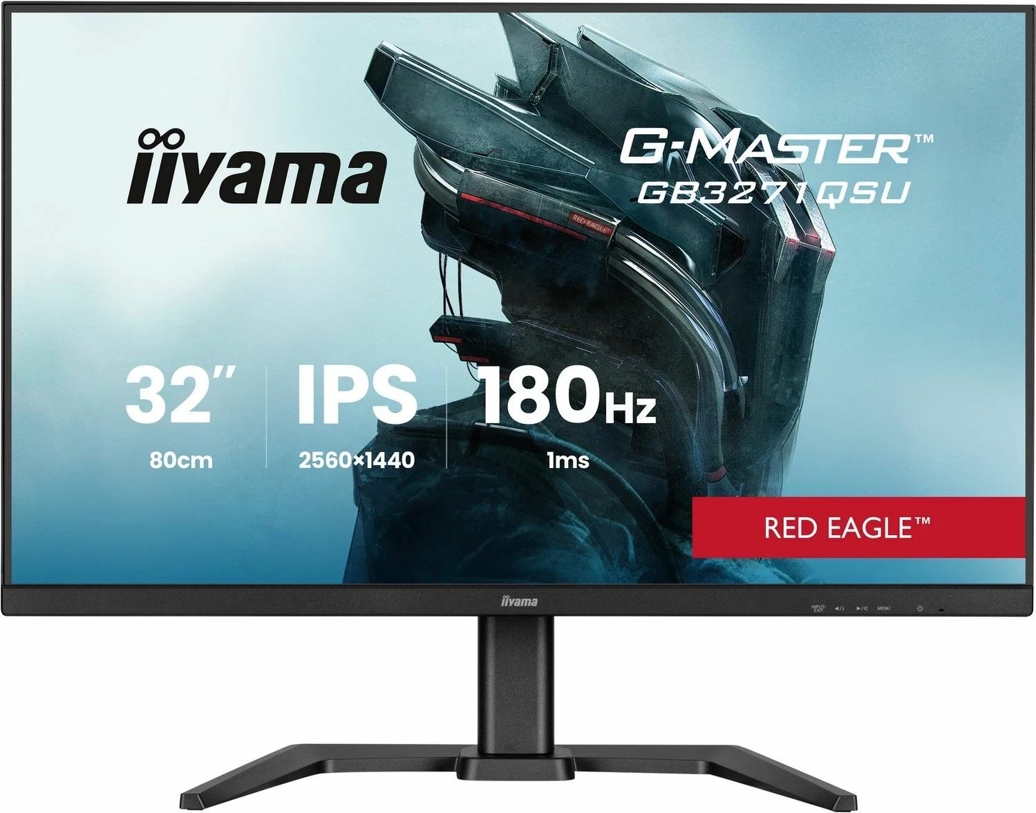 Monitor iiyama G-Master GB3271QSU-B2, 31.5 inch, QHD, 180Hz, IPS, i zi