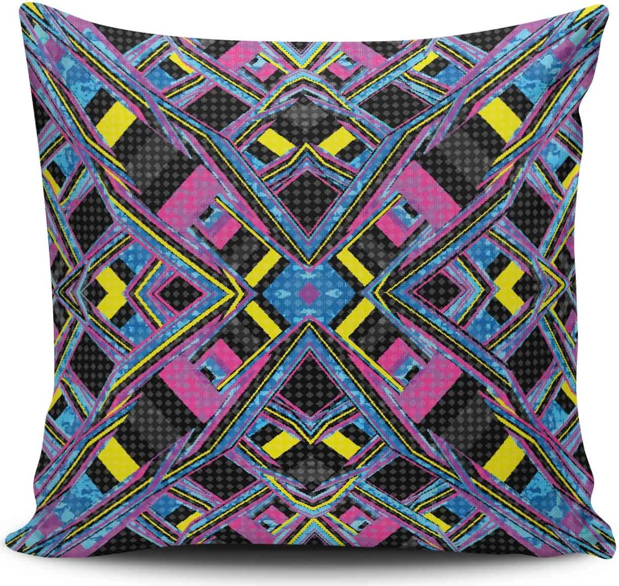 Jastëk dekorativ, shumëngjyrësh, Aberto Design, NKLF-289, 43x43cm