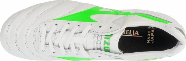 Atlete futbolli Mizuno për meshkuj dhe femra, të bardha