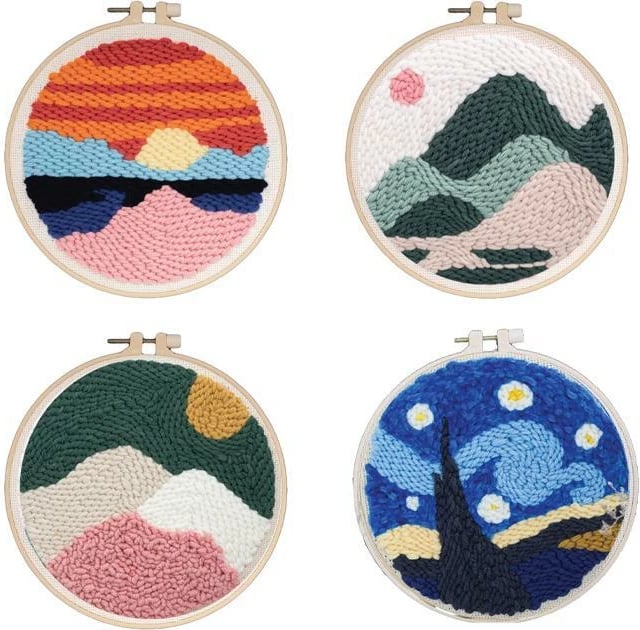 Set për qëndisje NEXT, 20x20x2cm, 4 dizajne