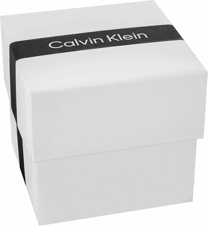 Orë dore për meshkuj Calvin Klein, e zezë