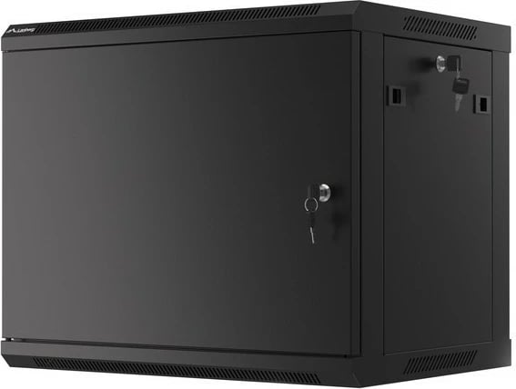 Kasë rrjeti Lanberg WF01-6409-00B, 19", 6U, 600x450 mm, e zezë, për mur