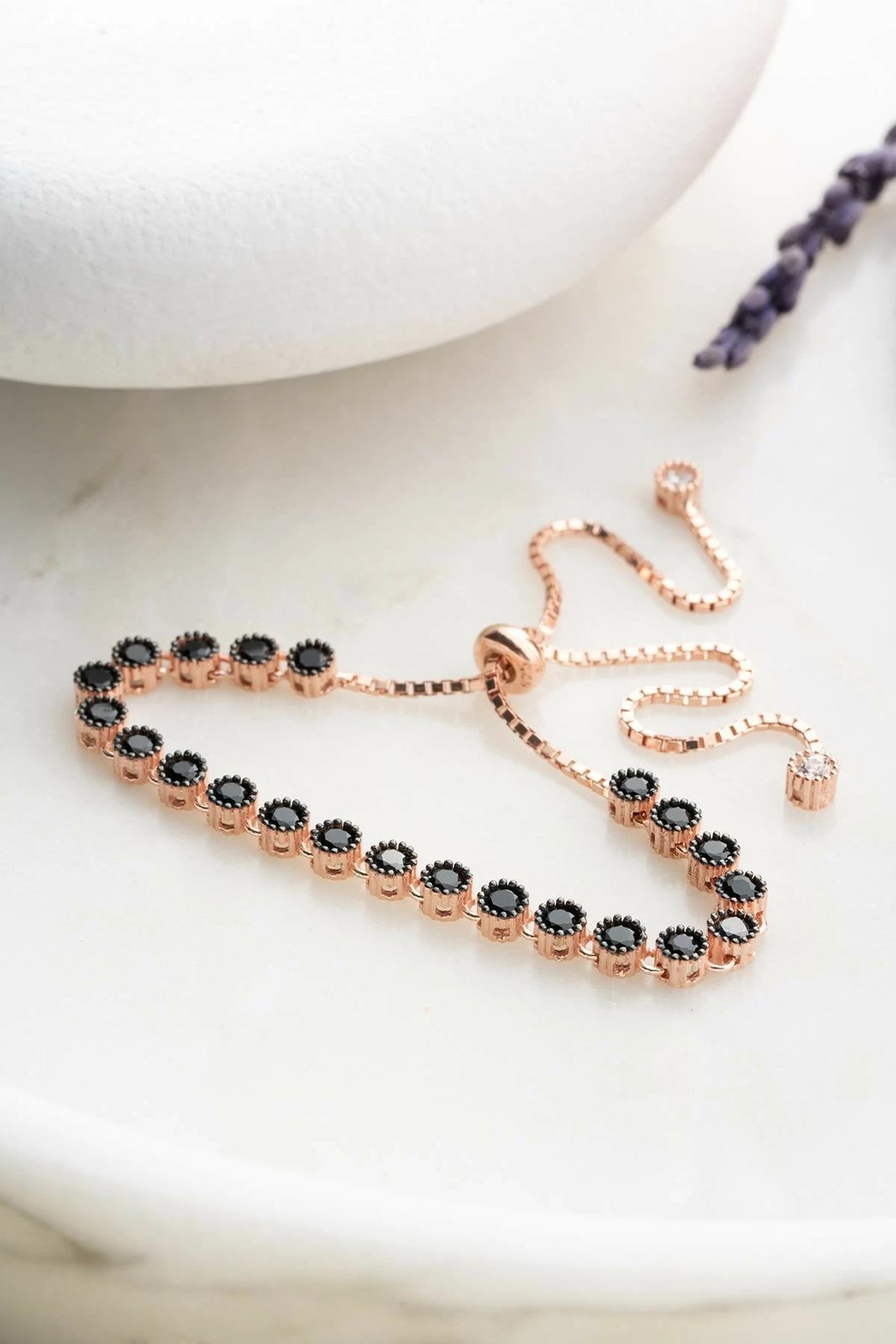 Byzylyk argjendi, ngjyrë rozë e zezë, Jumeon, NRZ999428