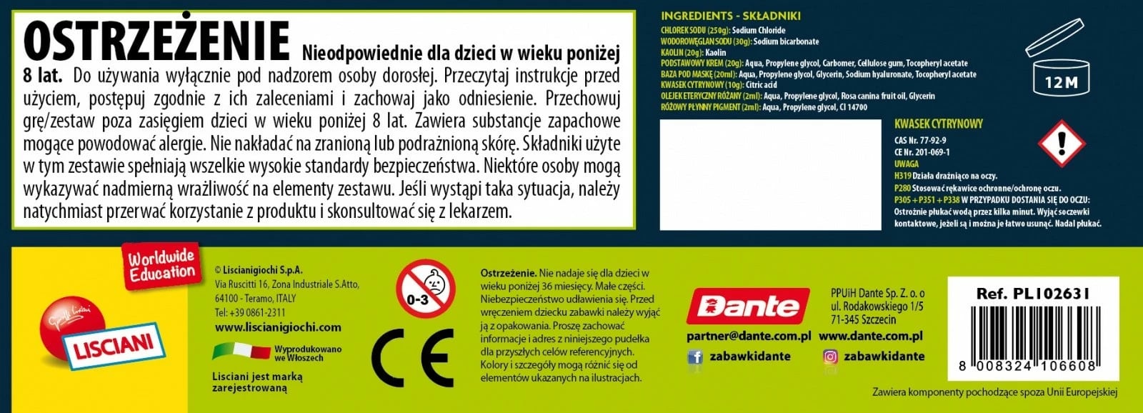 Set laborator kozmetike, Lisciani Im A Genius Beauty Salon 304-PL102631, 8-12 vjec