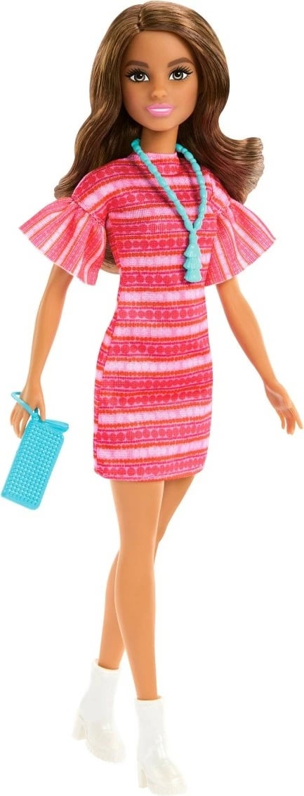 Kukull Barbie Mattel Teresa JCT02 me fustan rozë dhe aksesorë