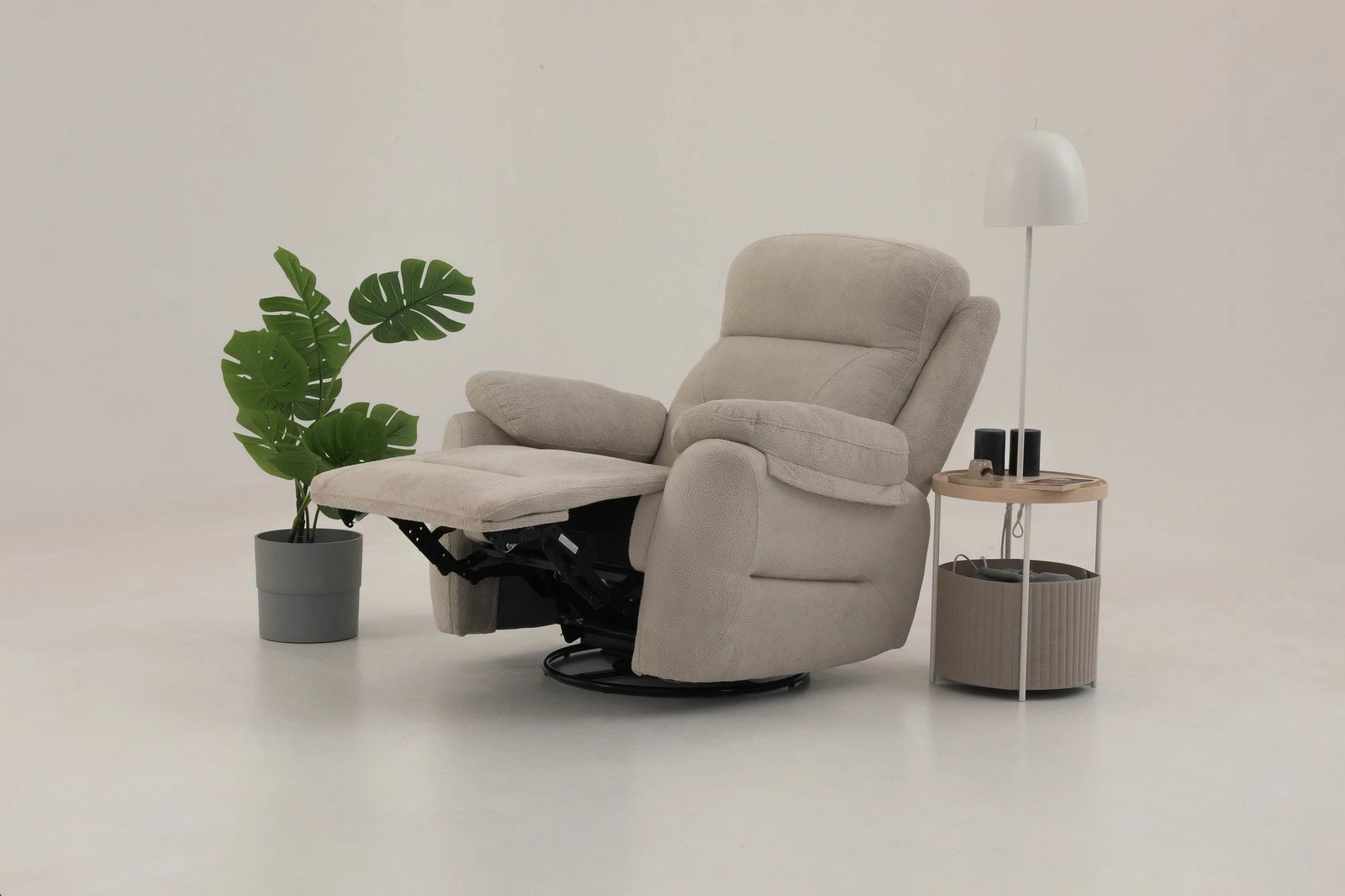 Karrige relaksuese elektrike Comfort, krem, Atelier del Sofa