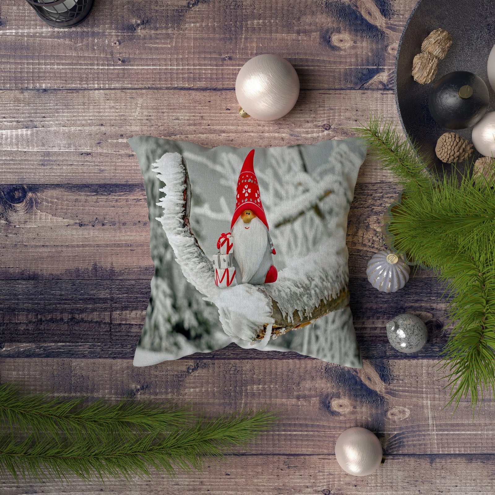 Jastëk Aberto Design, NYXMAS031, shumëngjyrësh, 43x43cm