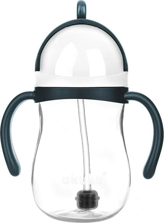 Garniturë zëvendësuese për shishe me pipëz dhe peshë, AKUKU, për 280 ml, set 3 copë, transparente