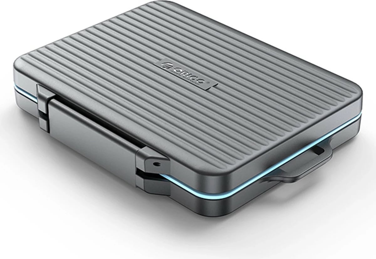 Etui Orico për 6 SD dhe 18 microSD, e zezë