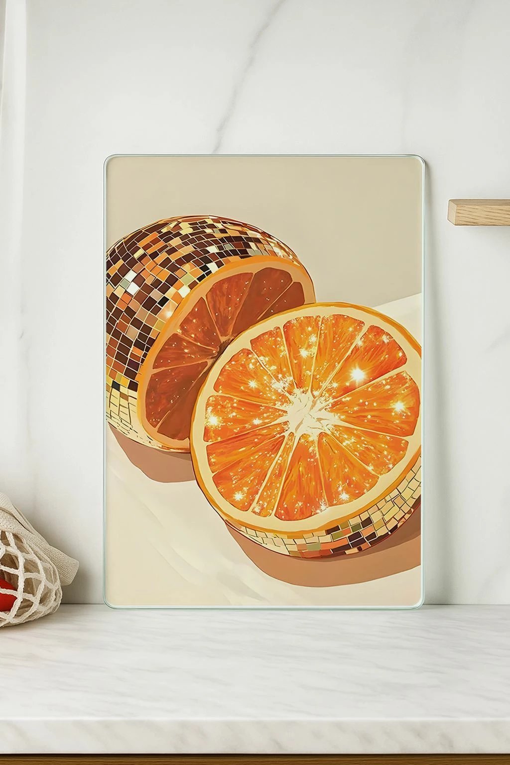 Dërrasë prerëse Hermia, qelq i temperuar, shumëngjyrëshe, 30x40cm, Kes-00066 Dërrasë prerëse Hermia, qelq i temperuar, shumëngjyrëshe, 30x40cm, Kes-00066