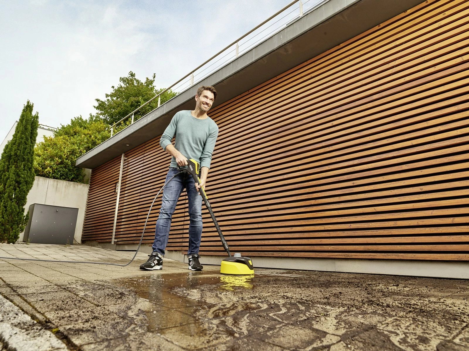 Larëse me presion Karcher K4 Power Control Flex Home, 1.324-303.0, e verdhë/zezë, set me aksesorë