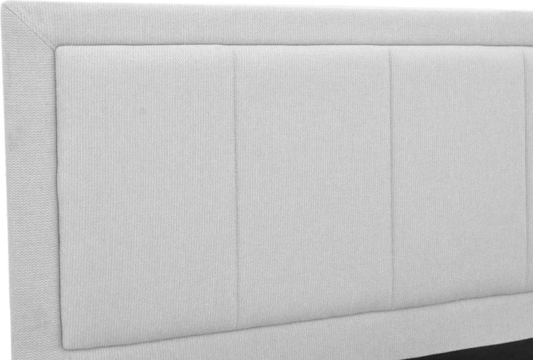 Krevat Huga me hapësirë për depo, material gri, 120x200cm