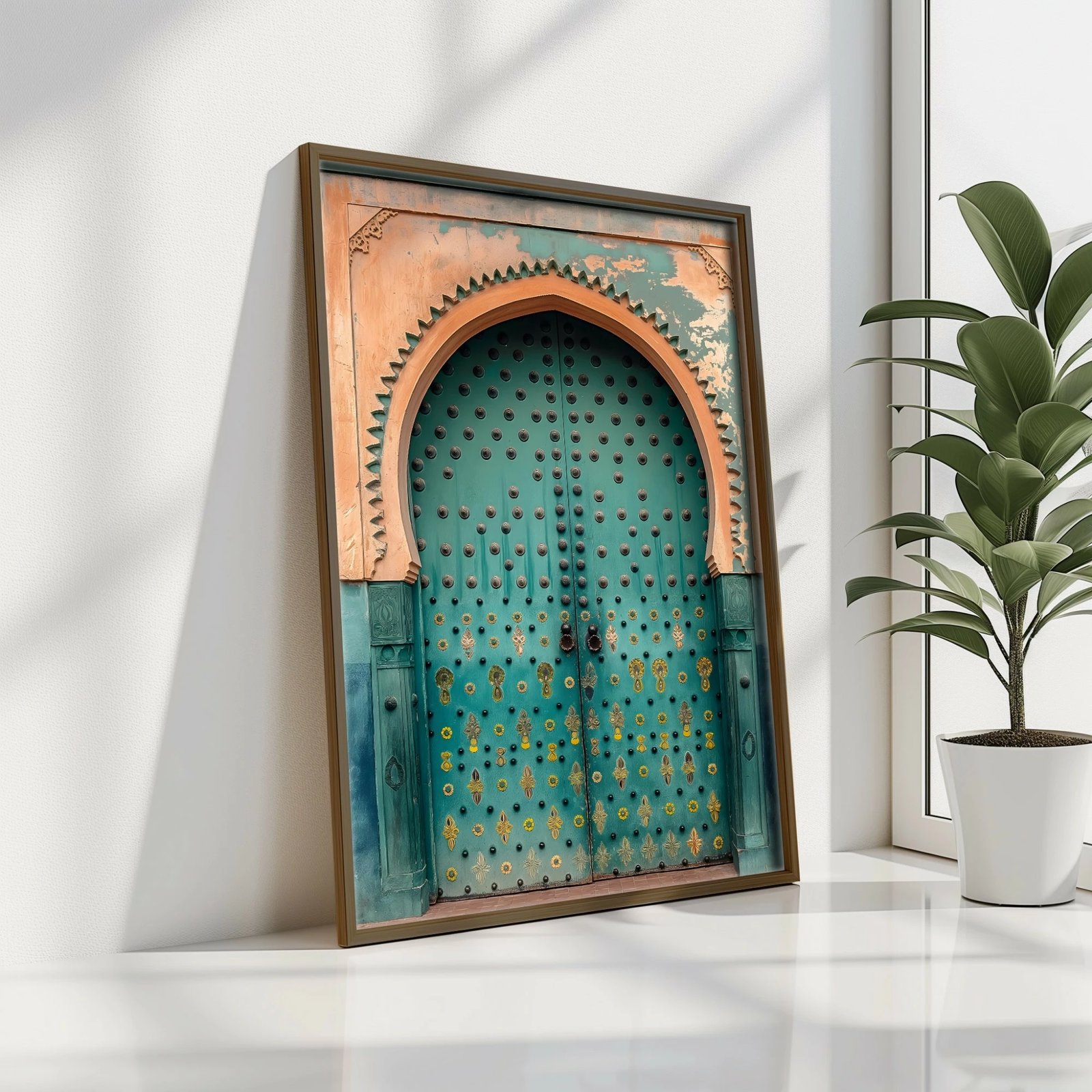 Pikturë dekorative me kornizë MDF, shumëngjyrëshe, GE125-L