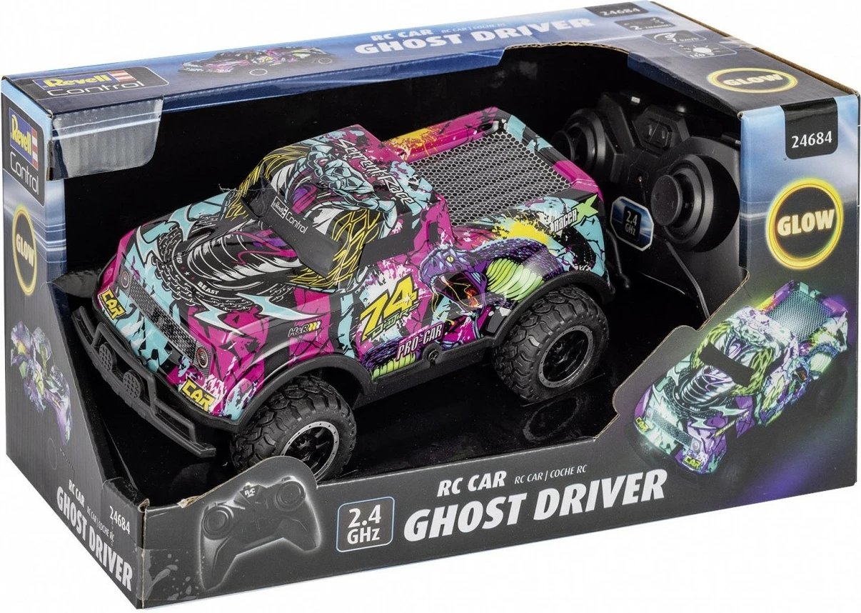 Veture me telekomandë Revell RC Ghost Driver 24684, plastikë, 1:22, vjollcë
