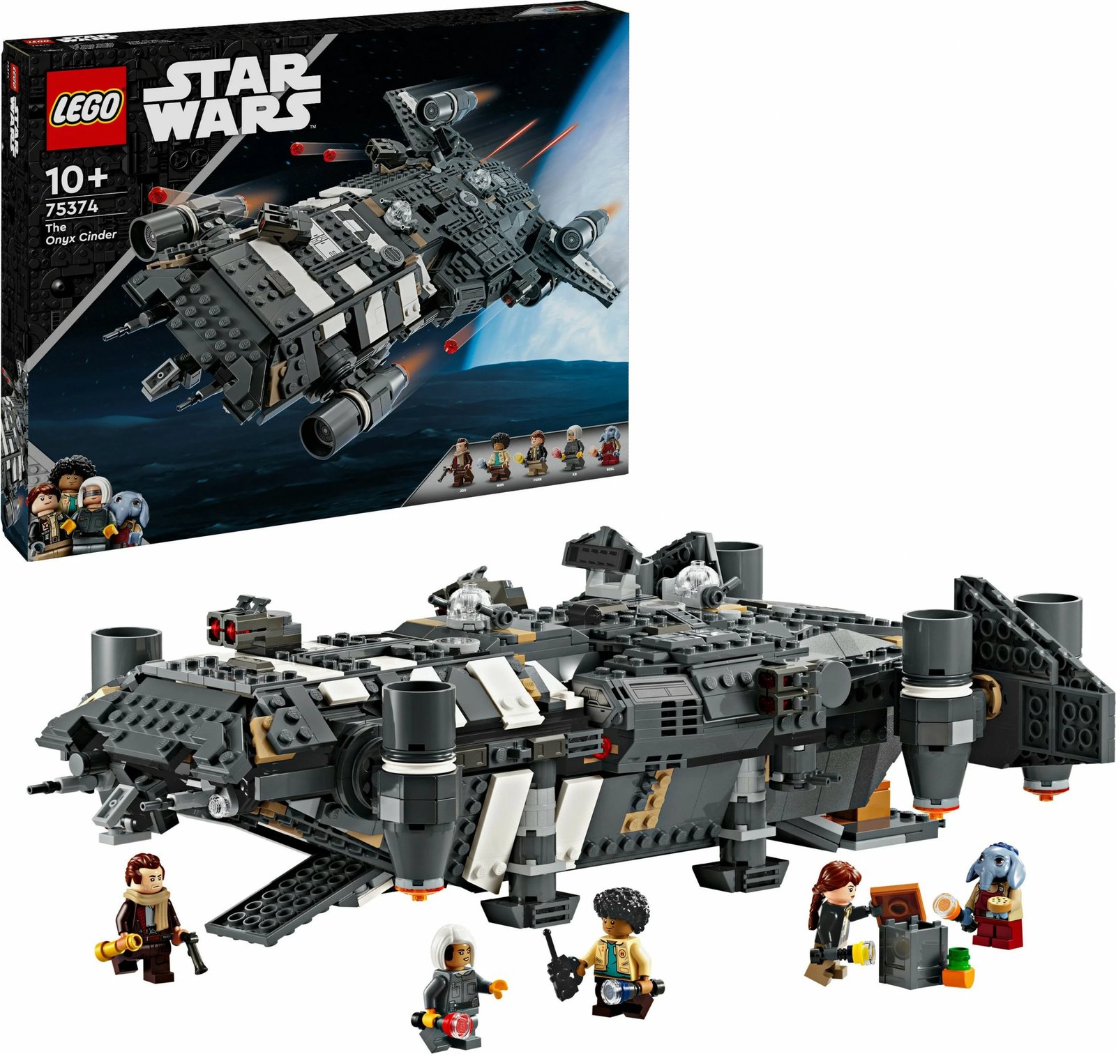 Set ndërtimi LEGO Star Wars The Onyx Cinder 75374, 1325 pjesë, multikolor