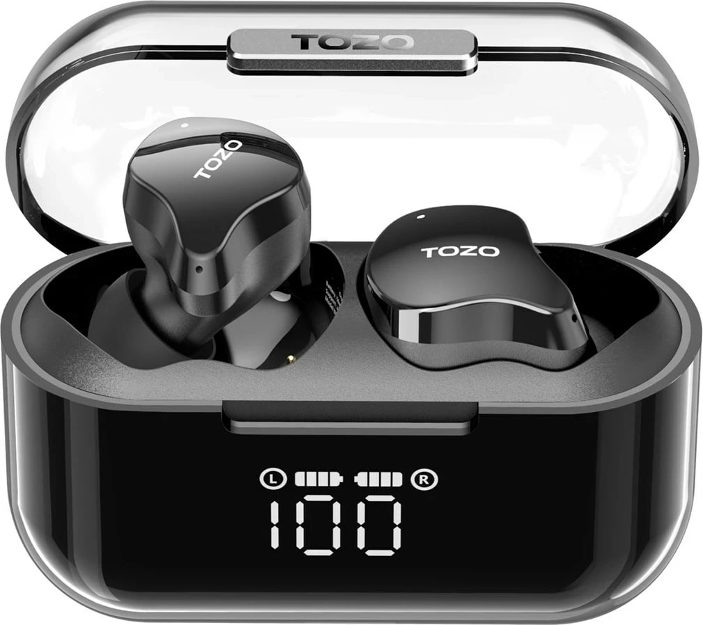 Kufje TOZO T18 CRYSTAL BUDS True Wireless Stereo (TWS) Bluetooth, USB Type-C, Zezë